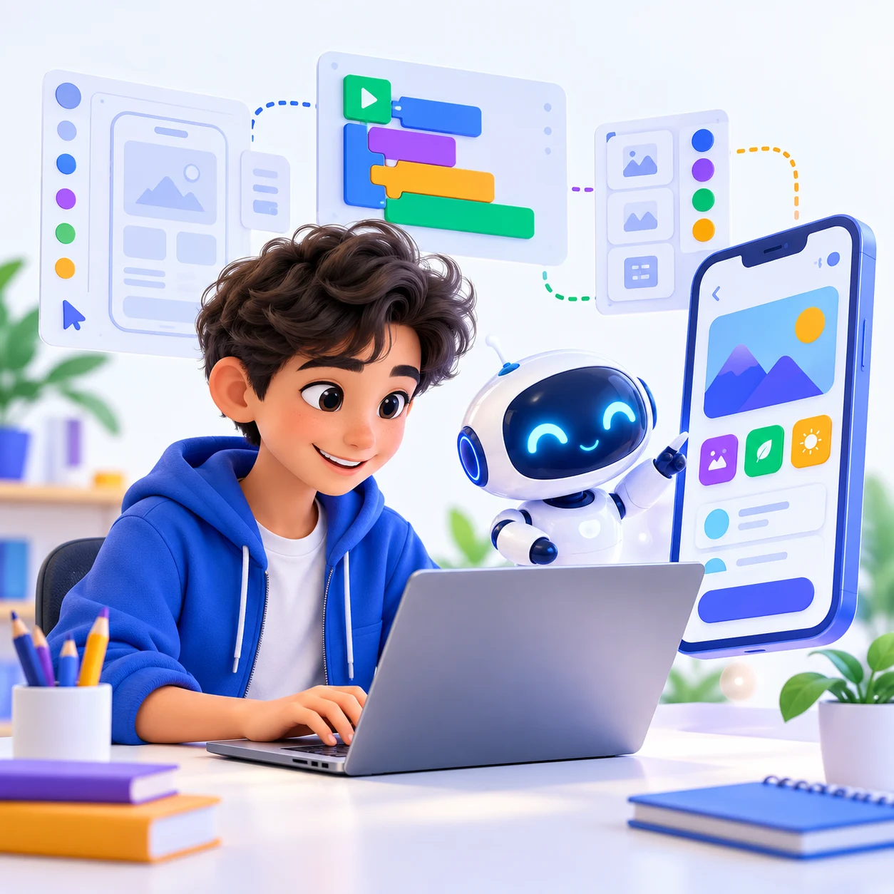 تصویر آموزشی ساخت اپلیکیشن با App Inventor داناهوش